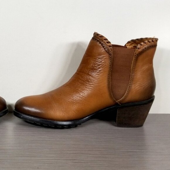 Pikolinos Andorra Chelsea Ankle Boots, Brandy Leather, Womens Size 6.5-7 US / 37 - Picture 8 of 11